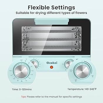 Amazon | 2時間のクイックフラワー乾燥、ドライフラワーマシン